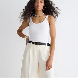 JCrew Shelf Tank (Black and White)